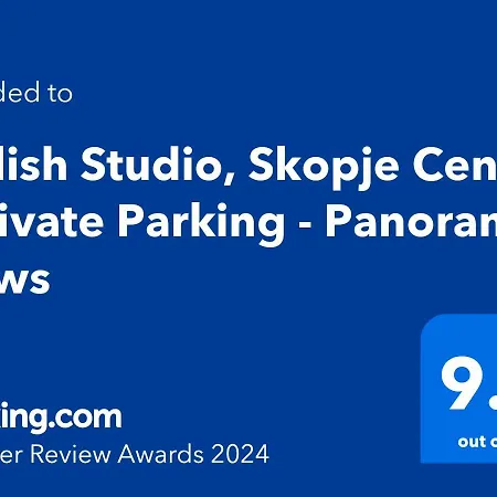 شقة Stylish Studio, Centre - Private Parking - Panoramic Views *