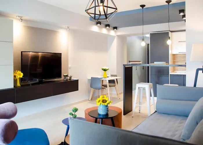 Stylish Studio, Centre - Private Parking - Panoramic Views Apartament