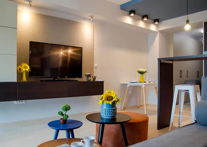 Stylish Studio, Centre - Private Parking - Panoramic Views *